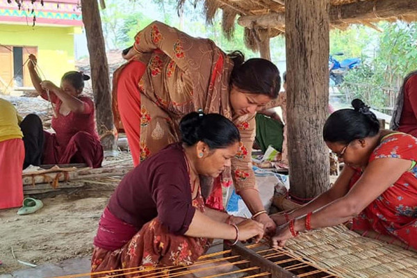 स्वरोजगारका लागि सीपमूलक तालिम सञ्चालन